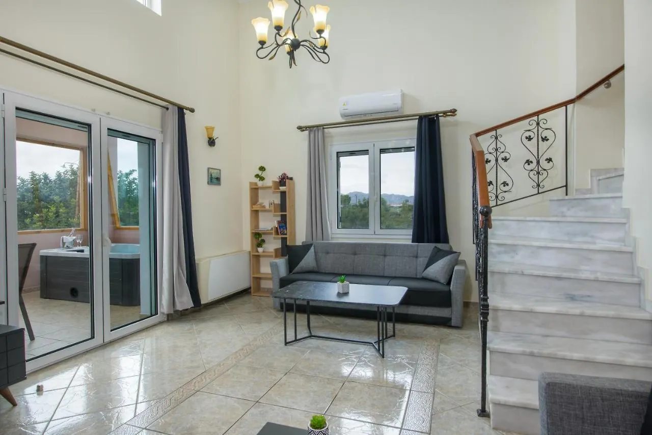 Villa Ifigeneia Private Hot Tub Rooms Kalathas Holiday home